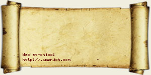 Jabuka Trifunović vizit kartica